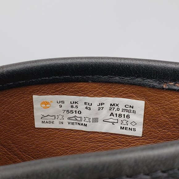 Timberland Boot Co Chukka Boots Mens 9 Wodehouse Black Leather Ankle Casual main image 4